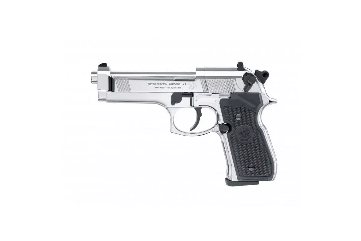 Pistolet Beretta M92 FS Chromé Full Métal 