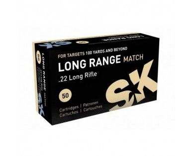 Cartouches SK 22 long range match Cal. 22lr 