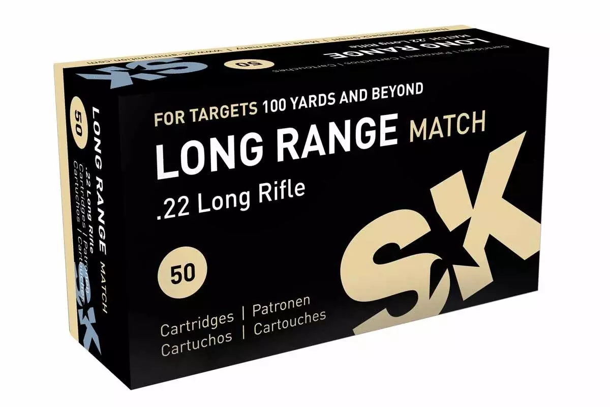 Cartouches SK 22 long range match Cal. 22lr 