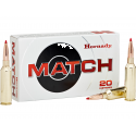 BOÎTE DE 20 CARTOUCHES HORNADY 6.5 CREEDMOOR 147 GR EL MATCH 