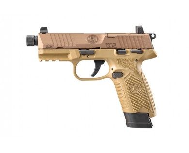 Pistolet FN 502 FDE tactique Calibre 22 LR 