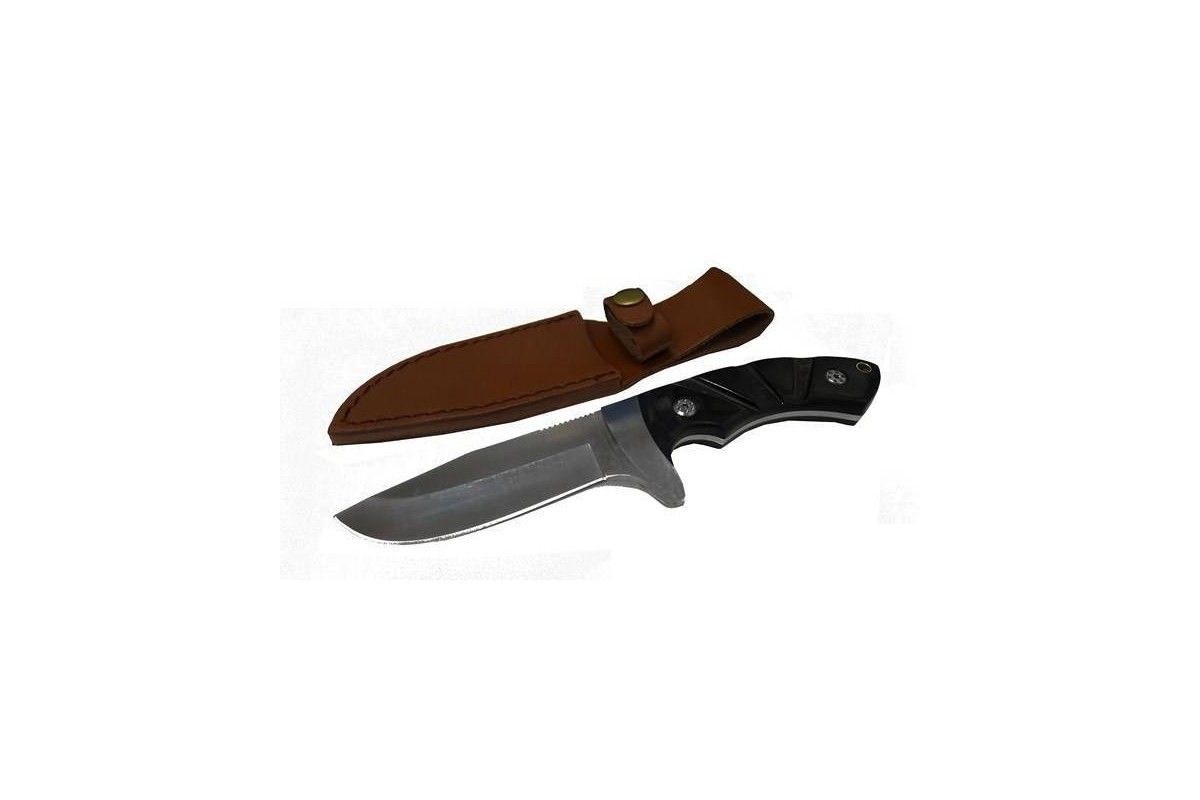 Couteau de chasse Manche Bois Lamellé-Collé Couteau de chasse Manche Bois Lamellé-Collé