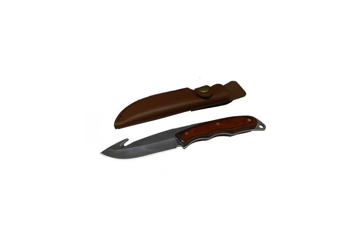 Couteau à Dépecer Manche Bois Rouge 