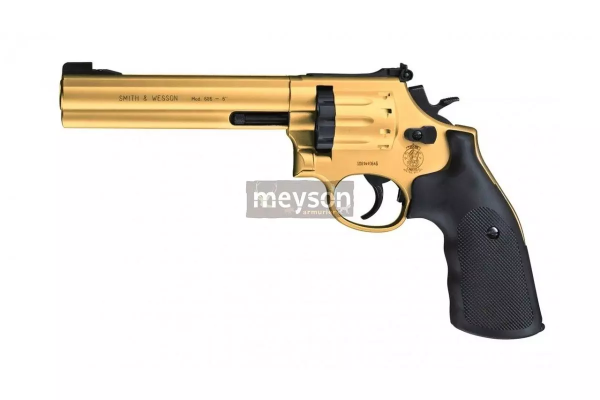 Revolver Smith & Wesson 686 6"" GOLD CALIBRE 4.5 