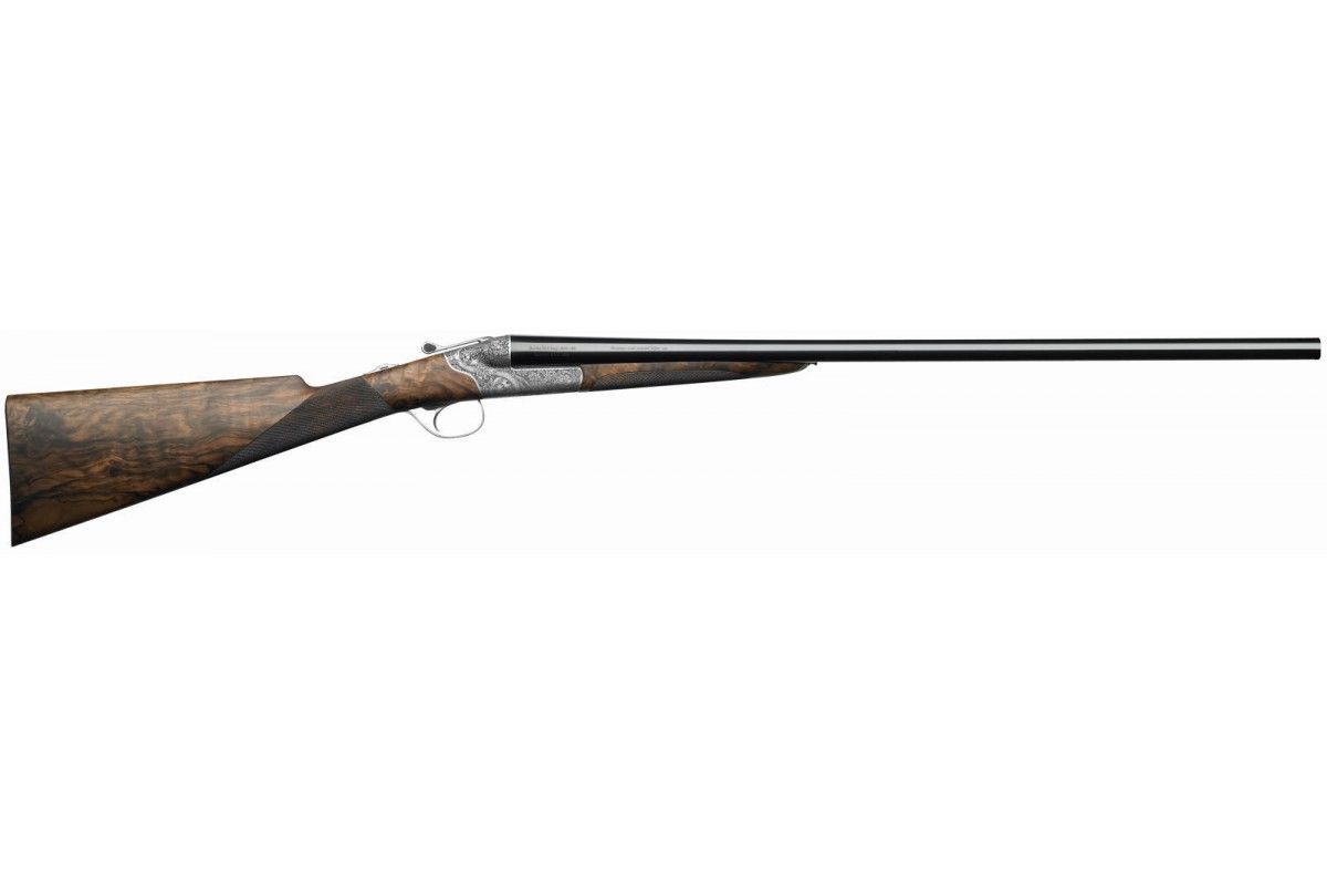 Fusil juxtaposé Beretta 486 NEWSON éjecteurs crosse anglaise monodétente sélective calibre 12/76 Fusil juxtaposé Beretta 486 NEWSON éjecteurs crosse anglaise monodétente sélective calibre 12/76