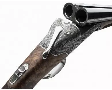 Fusil juxtaposé Beretta 486 NEWSON éjecteurs crosse anglaise monodétente sélective calibre 12/76 