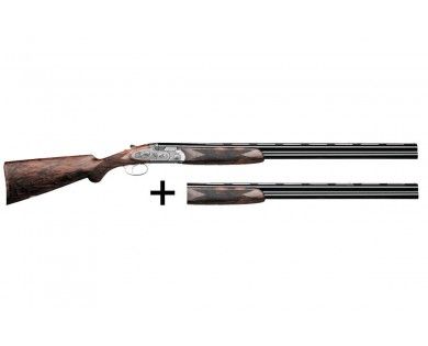 Fusil superposé Beretta 687 EELL Classic New Scène de chasse combo calibre 28 et 410 