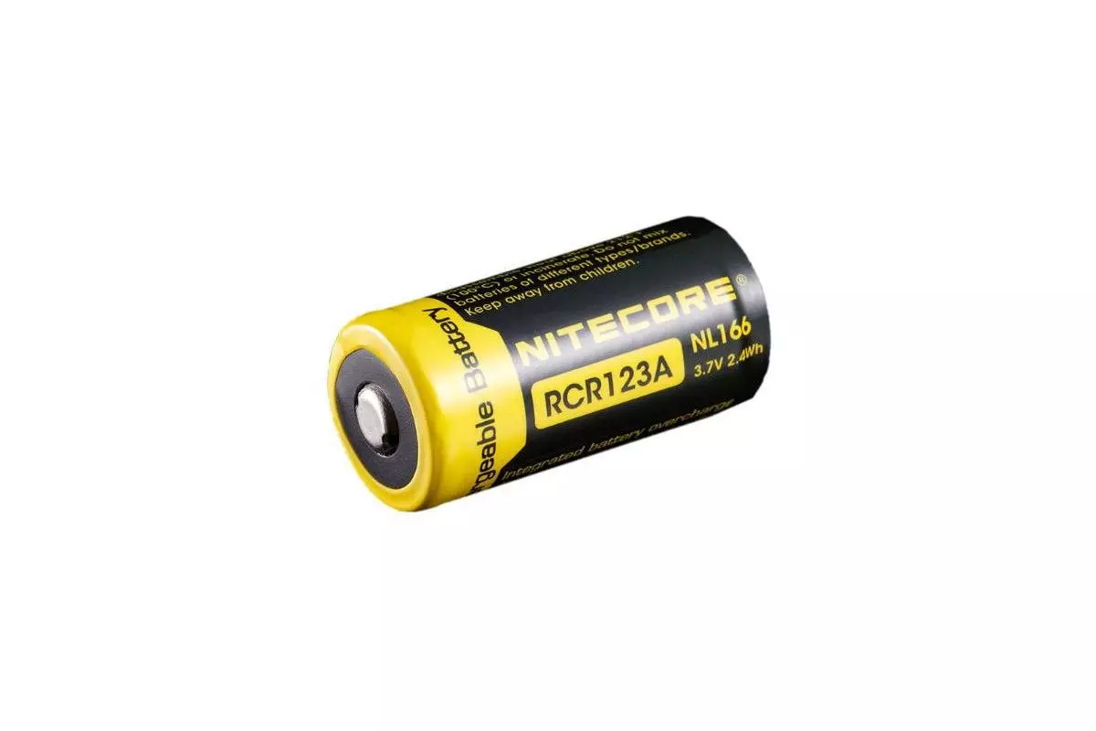 Batterie NiteCore RCR123A 16340 pour Gryphon et HIKMICRO Thunder 