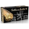 MUNITIONS SELLIER & BELLOT CALIBRE 9x19 FMJ 150 GRAINS SUBSONIQUES 