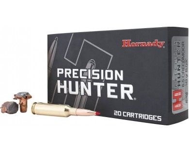 Munitions HORNADY Precision Hunter ELD-X calibre 6,5 Creedmoor 143 grains 