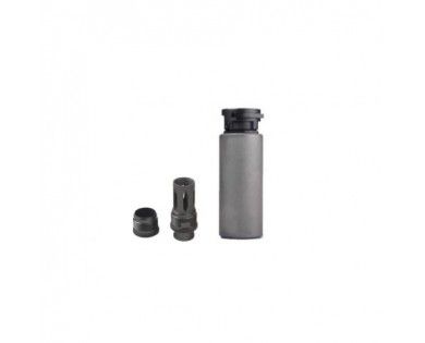 Silencieux ASE Utra SL5i-BL .30 non magnum Inox avec cache flamme Bird Cage A1 