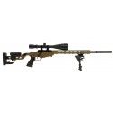 Carabine Ruger precision rimfire Cal.22lr MARRON BRONZE + Pack Sniper 