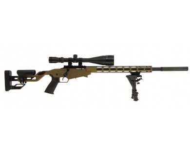 Carabine Ruger precision rimfire Cal.22lr MARRON BRONZE + Pack Sniper 