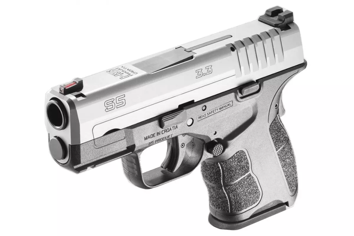 Pistolet HS Produkt S5 noir - inox calibre 45ACP 