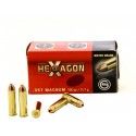 Munitions Geco calibre .357 Mag Hexagon 180 grains 