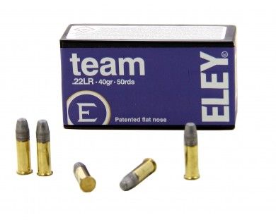 Munitions Eley Team calibre .22LR 40 grains 