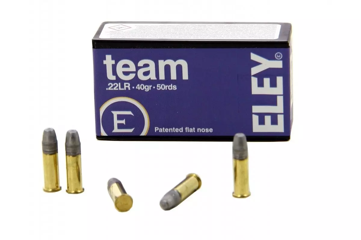 Munitions Eley Team calibre .22LR 40 grains 