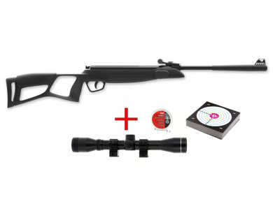 Carabine X3 Tac Stoeger calibre 4.5mm + Lunette 4x32 + 100 CIBLES + 500 PLOMBS 