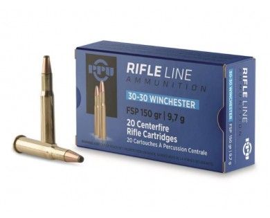 Munitions PPU calibre 30-30 Win FSP 150 grains 