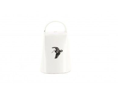 Sonnaillon Bécasse Blanc 8.5cm Grande taille passant 40mm The Dog Company 