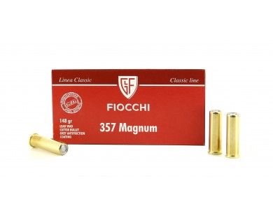 Munitions FIOCCHI calibre 357 Mag 148 grains LWC GZG 