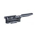 Garde-main long aluminium picatinny CAA 5 rails pour AK47 - AK74 