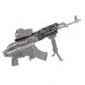 Garde-main long aluminium picatinny CAA 5 rails pour AK47 - AK74 