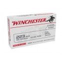 Munitions WINCHESTER FMJ calibre 223 Rem 