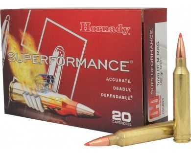 Boîte de 20 cartouches Hornady 7mm rem mag 162 GR SST SPF 