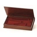 Coffret bois Pietta en noyer type "livre" pour révolvers à poudre noire 