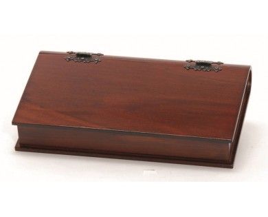 Coffret bois Pietta en noyer type "livre" pour révolvers à poudre noire 