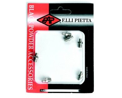 Kit de 6 cheminée inox Pietta pour révolvers à poudre noire 