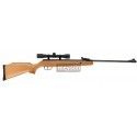 Carabine Crosman Optimus bois calibre 4.5 mm 19.9 Joules + lunette 4x32 