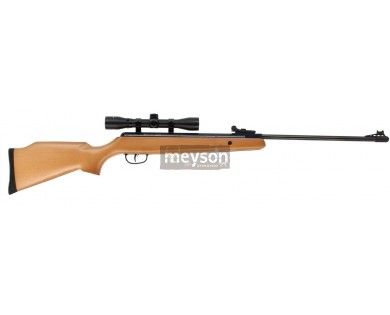 Carabine Crosman Optimus bois calibre 4.5 mm 19.9 Joules + lunette 4x32 