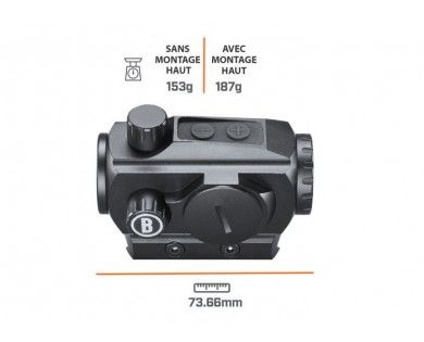 Viseur Point Rouge Bushnell TRS-125 1x22 3 MOA 