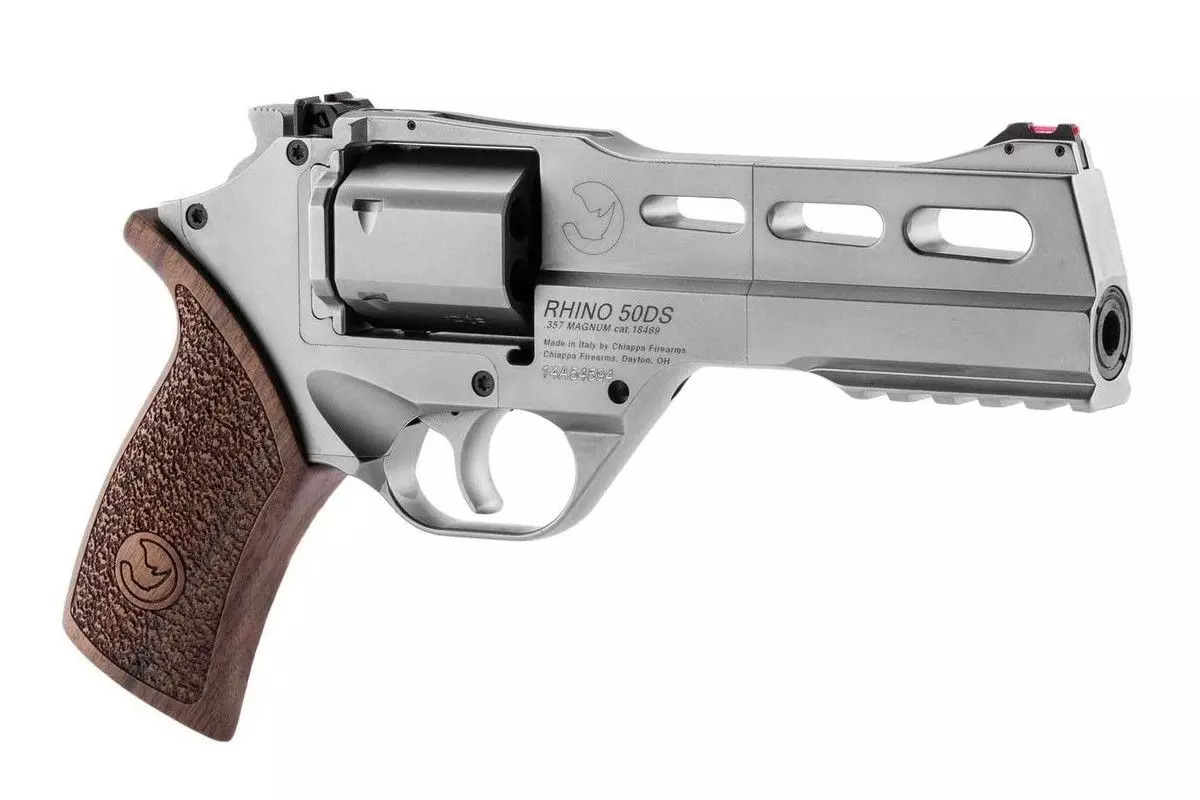 Revolver CHIAPPA Rhino 50 DS chromé calibre 357 Mag 
