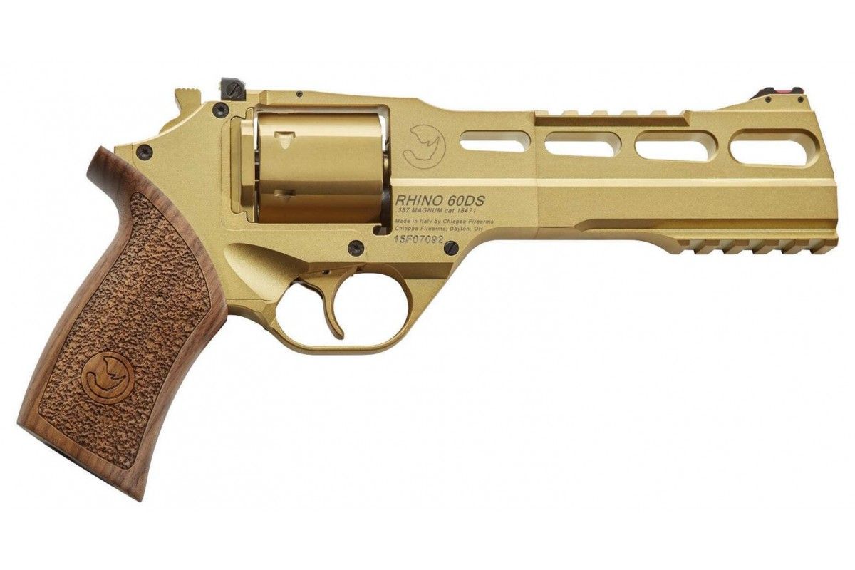 Revolver CHIAPPA Rhinoi 60 DS Gold calibre 357 Mag Revolver CHIAPPA Rhinoi 60 DS Gold calibre 357 Mag