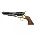 Révolver poudre noire Pietta 1860 Colt Army Sheriff laiton calibre 44 
