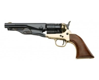 Révolver poudre noire Pietta 1860 Colt Army Sheriff laiton calibre 44 