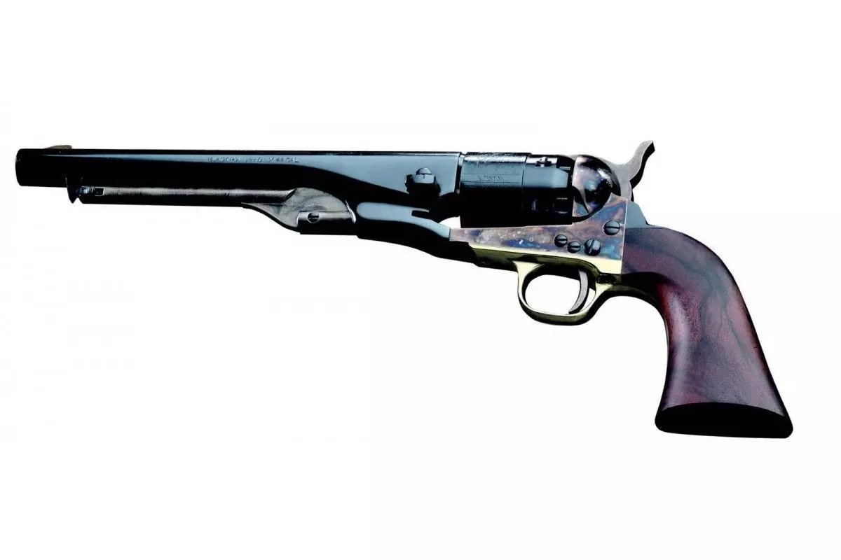 Révolver poudre noire Pietta 1860 Colt Army acier calibre 44 