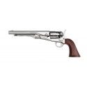 Révolver poudre noire Pietta 1860 Colt Army Old Silver acier calibre 44 
