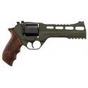 Revolver CHIAPPA Rhino 60 DS 6'' O.D green calibre 357 Mag 