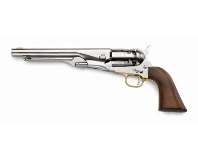 Révolver poudre noire Pietta 1860 Army Old Silver acier calibre 44 