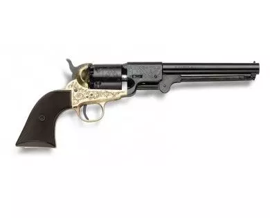 Révolver poudre noire Pietta 1851 Colt Navy Confederate Commemo CSA gravé laiton calibre 44 