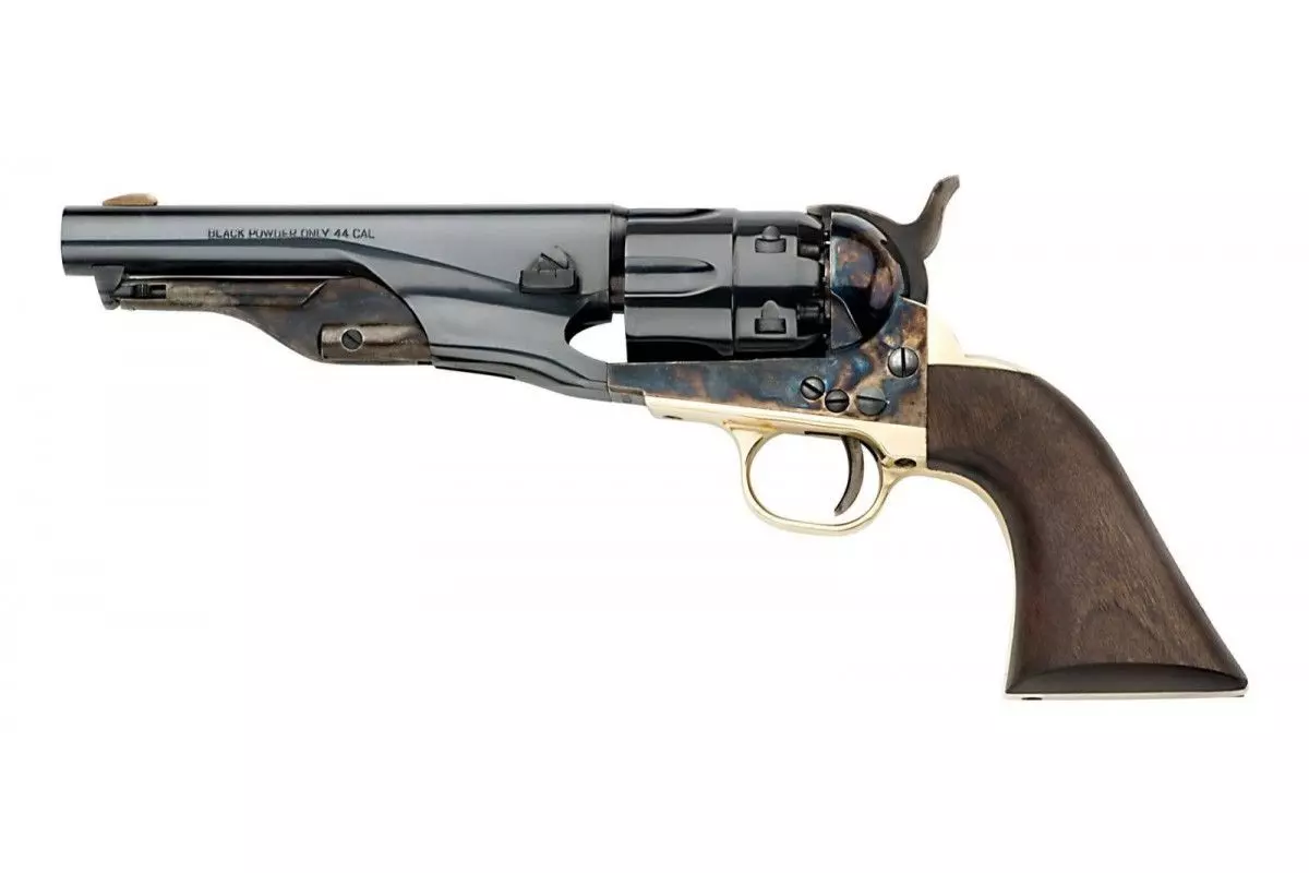 Révolver poudre noire Pietta 1862 Colt Pocket Police Sheriff acier calibre 44 