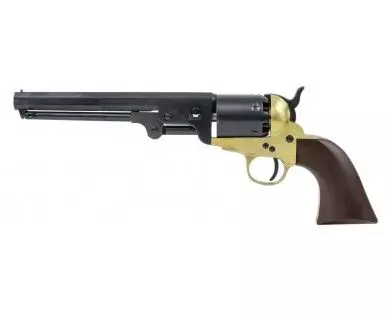 Pack Révolver poudre noire Pietta 1851 Navy Millenium US Martial laiton calibre 44 