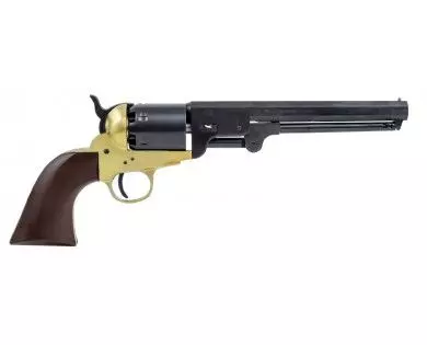 Pack Révolver poudre noire Pietta 1851 Navy Millenium US Martial laiton calibre 44 
