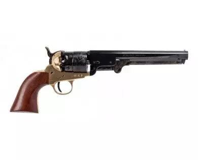 Révolver poudre noire Pietta 1851 REBNORD Navy laiton calibre 44 