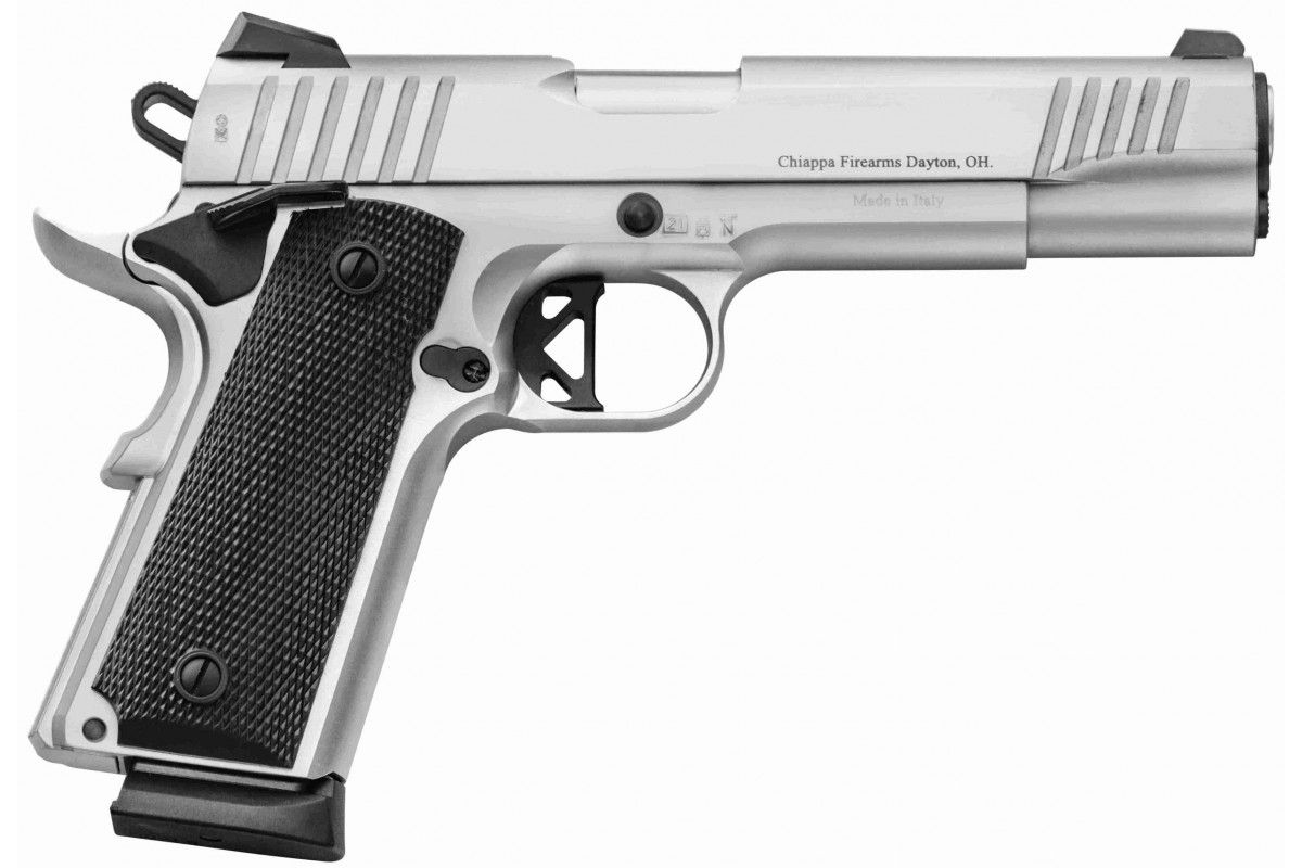 Pistolet CHIAPPA 1911 SUPERIOR GRADE CHROME cal. 45ACP/9x19 Pistolet CHIAPPA 1911 SUPERIOR GRADE CHROME cal. 45ACP/9x19