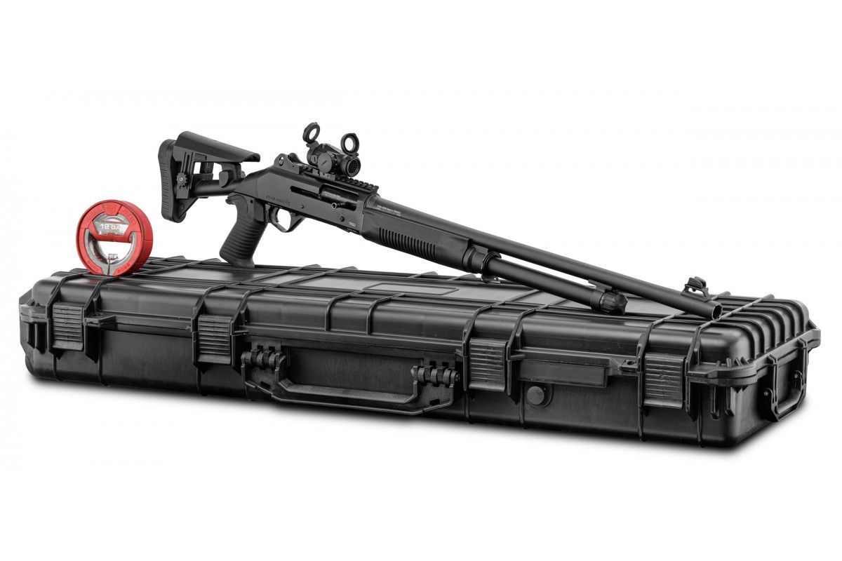 Pack fusil semi auto AKSA S4-FX04 canon 61cm + Viseur Point Rouge FALKE S CAL.12/76 Pack fusil semi auto AKSA S4-FX04 canon 61cm + Viseur Point Rouge FALKE S CAL.12/76